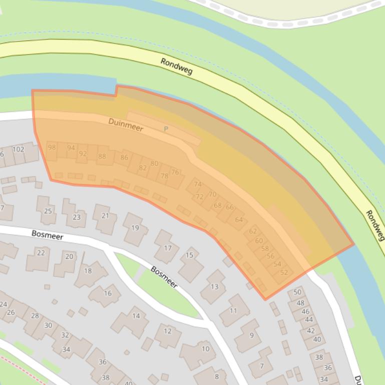 Kaart van postcodegebied 3994HB.