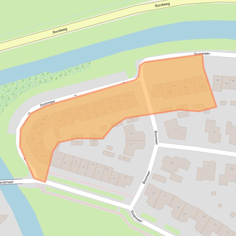 Kaart van postcodegebied 3994HC.