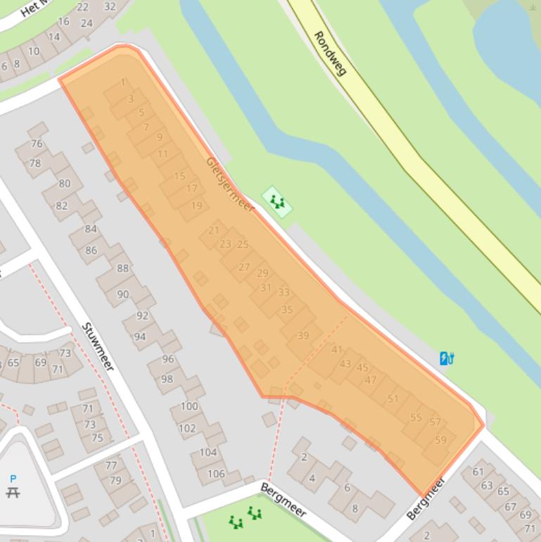 Kaart van postcodegebied 3994HN.