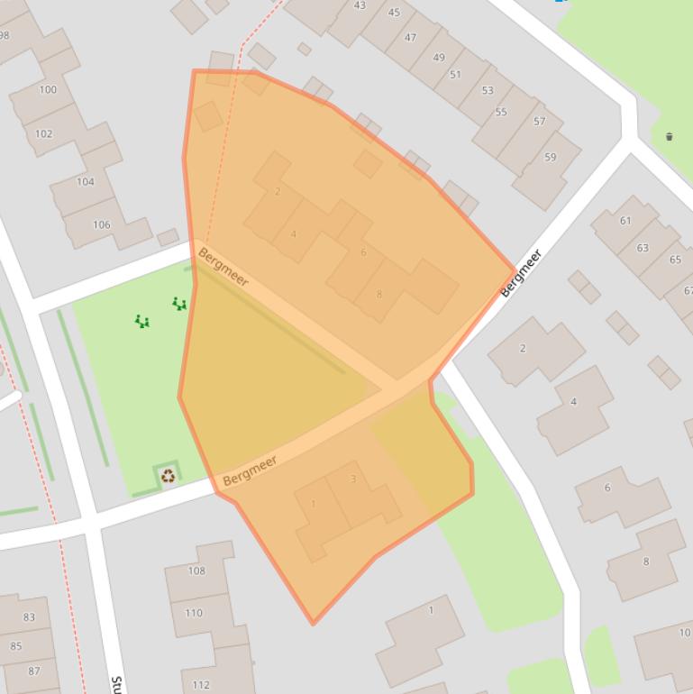 Kaart van postcodegebied 3994HP.