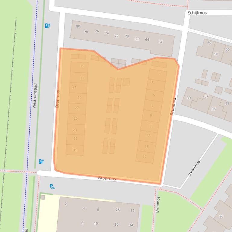 Kaart van postcodegebied 3994KB.