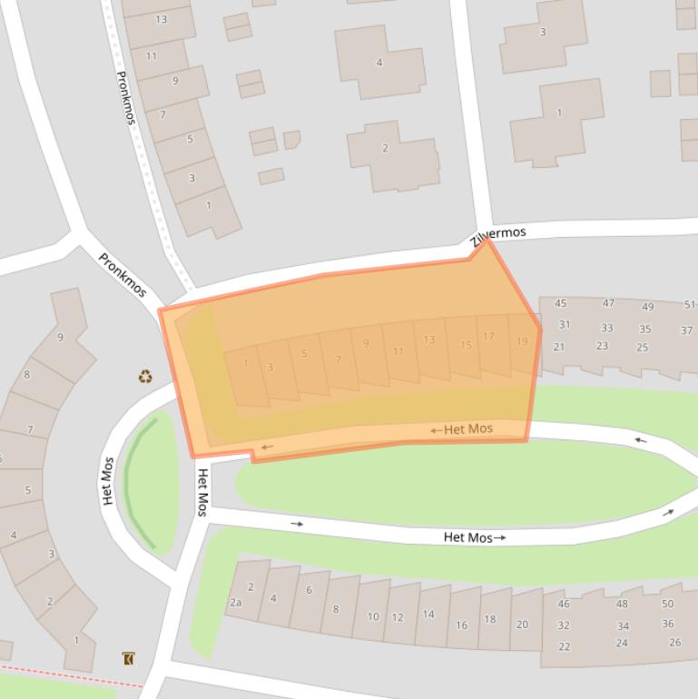 Kaart van postcodegebied 3994LB.