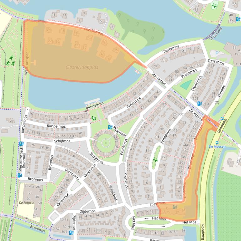 Kaart van postcodegebied 3994LC.