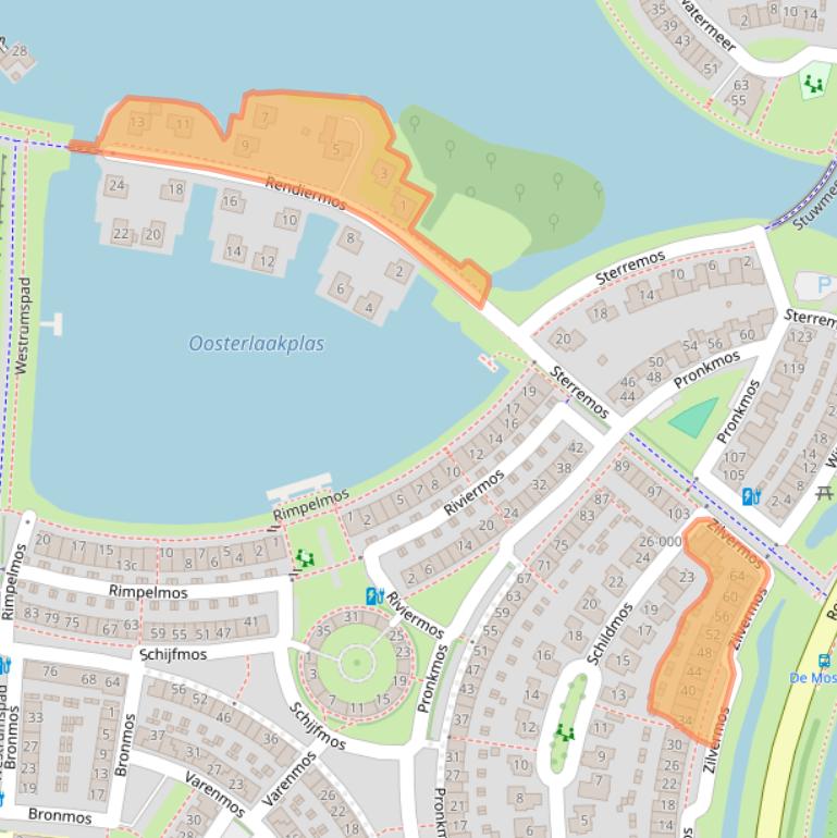 Kaart van postcodegebied 3994LE.