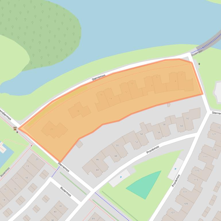 Kaart van postcodegebied 3994LJ.