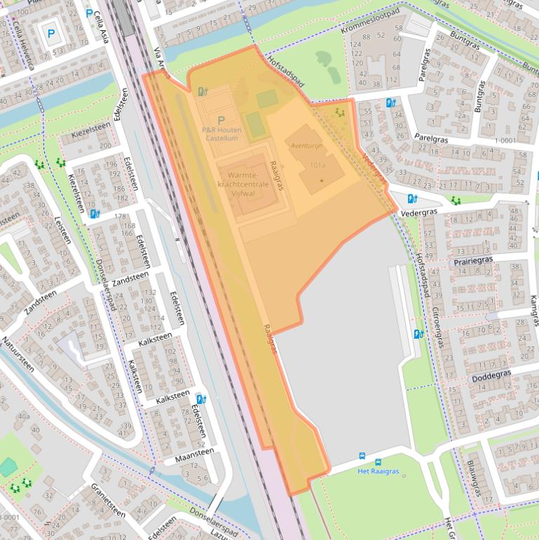 Kaart van postcodegebied 3994MB.