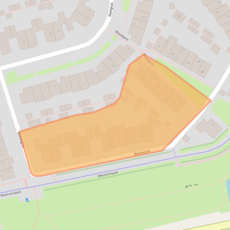 Kaart van postcodegebied 3994MJ.