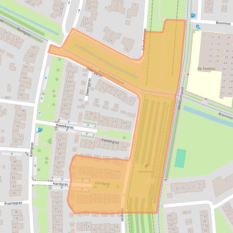 Kaart van postcodegebied 3994MN.