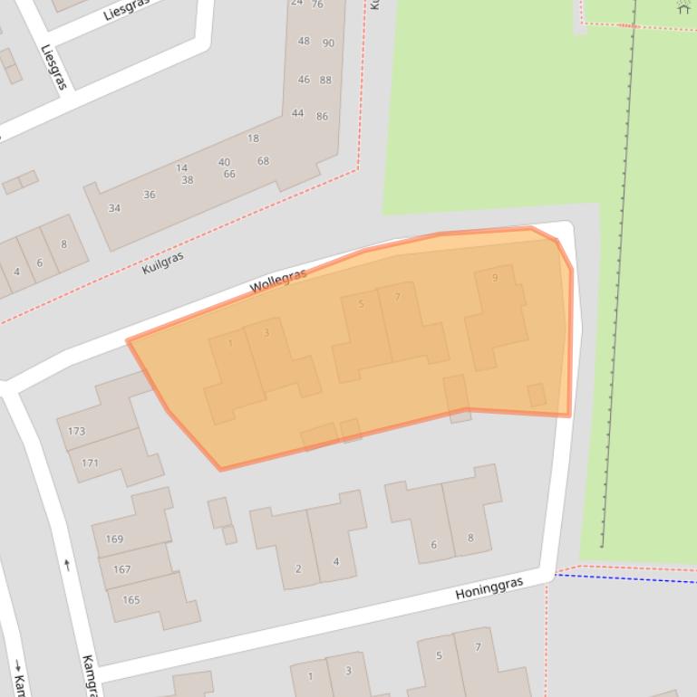 Kaart van postcodegebied 3994MZ.