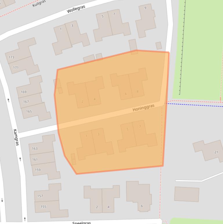 Kaart van postcodegebied 3994NK.