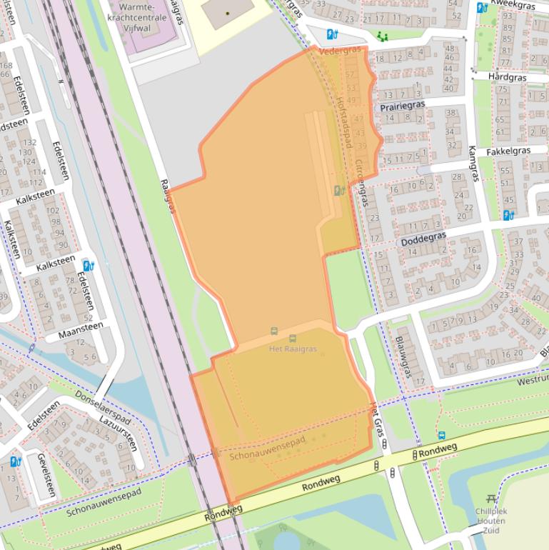 Kaart van postcodegebied 3994NW.