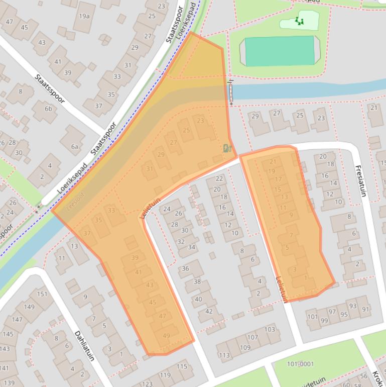 Kaart van postcodegebied 3994PK.
