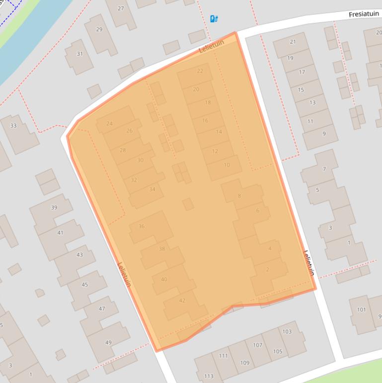 Kaart van postcodegebied 3994PL.