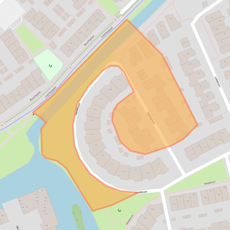 Kaart van postcodegebied 3994PM.