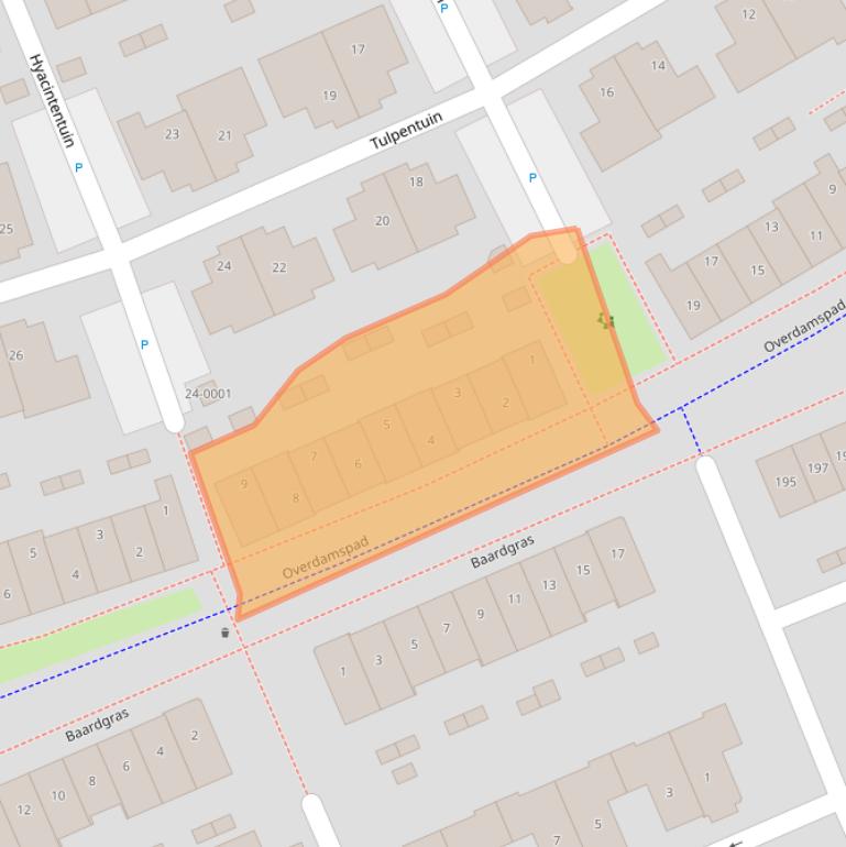 Kaart van postcodegebied 3994PR.