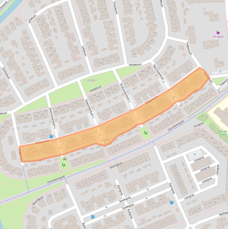 Kaart van postcodegebied 3994PV.