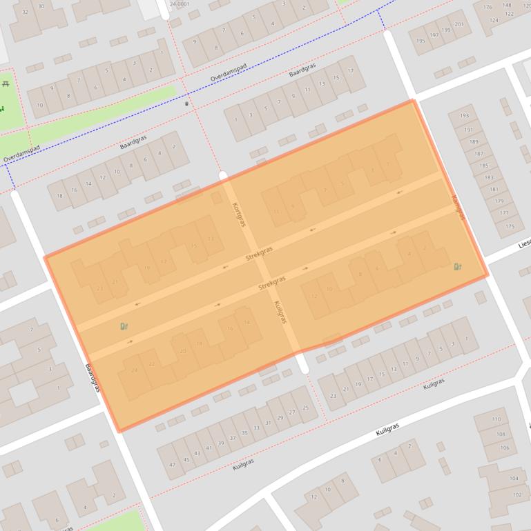 Kaart van postcodegebied 3994PW.