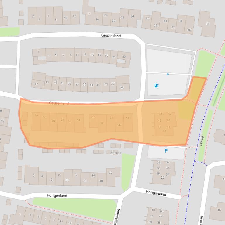 Kaart van postcodegebied 3994TH.