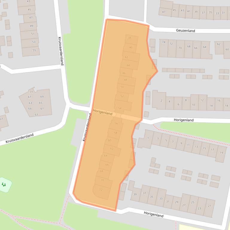 Kaart van postcodegebied 3994TN.
