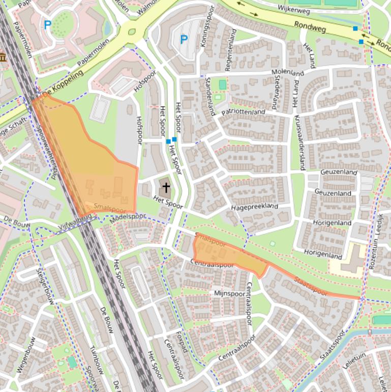 Kaart van postcodegebied 3994VX.