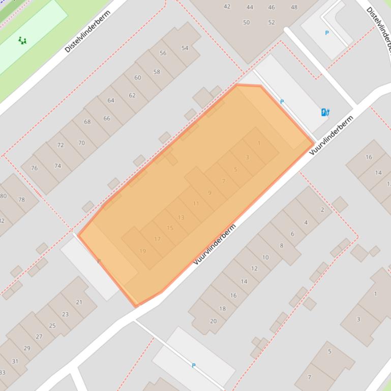 Kaart van postcodegebied 3994WE.