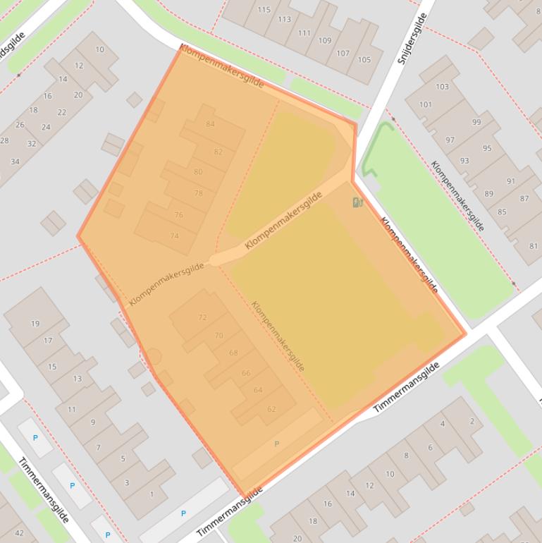 Kaart van postcodegebied 3994XG.