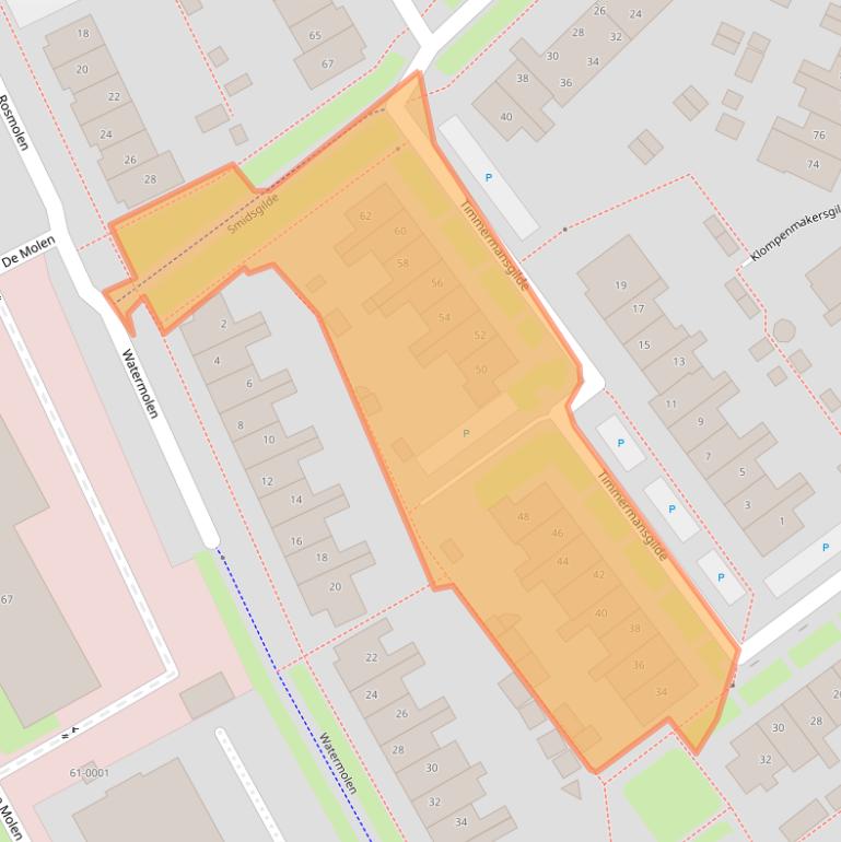Kaart van postcodegebied 3994XK.