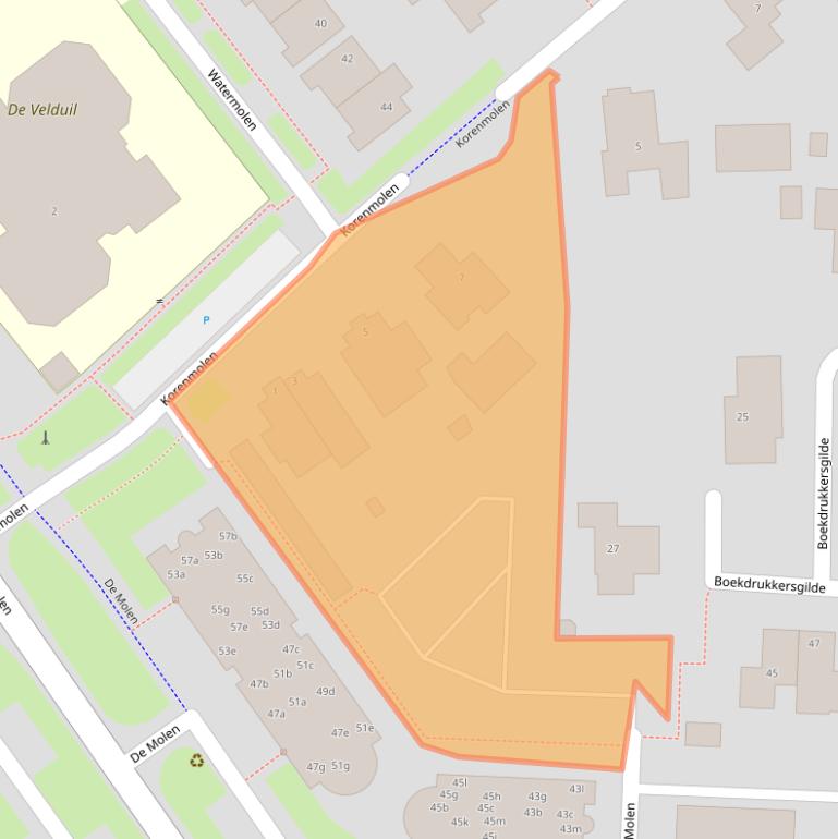 Kaart van postcodegebied 3995AC.