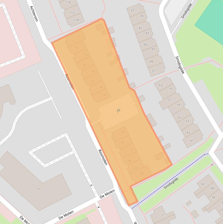 Kaart van postcodegebied 3995AM.