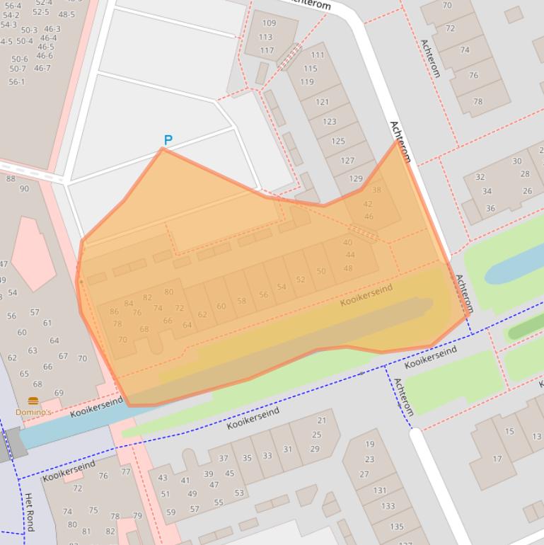 Kaart van postcodegebied 3995BR.