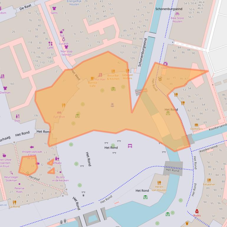 Kaart van postcodegebied 3995DK.