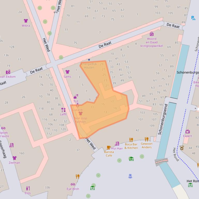 Kaart van postcodegebied 3995DR.