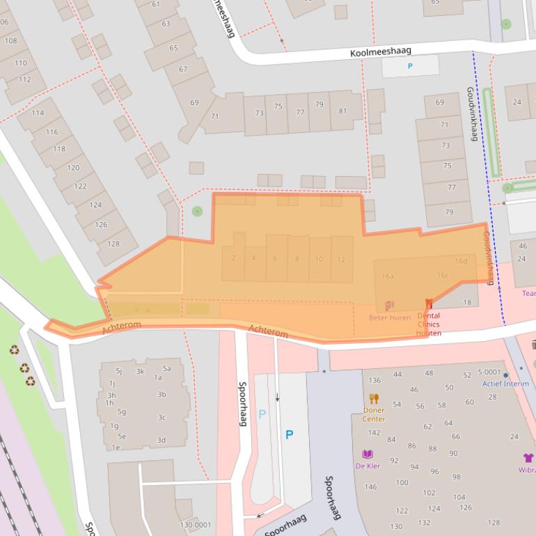 Kaart van postcodegebied 3995EB.