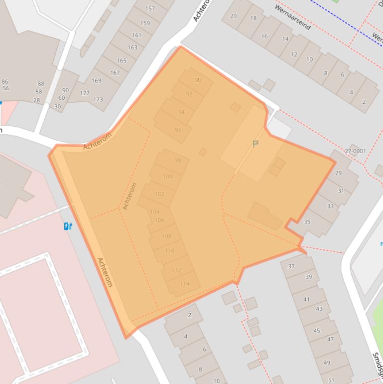 Kaart van postcodegebied 3995EH.