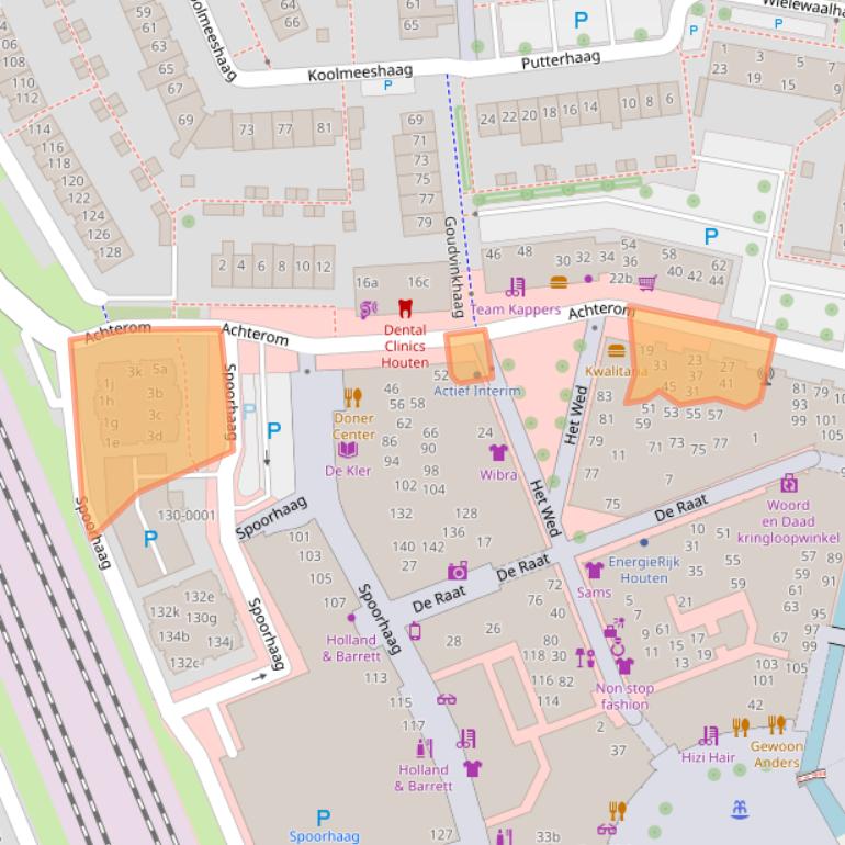 Kaart van postcodegebied 3995EJ.