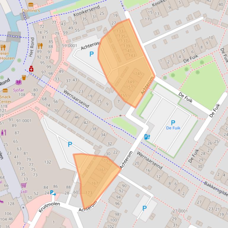 Kaart van postcodegebied 3995EN.