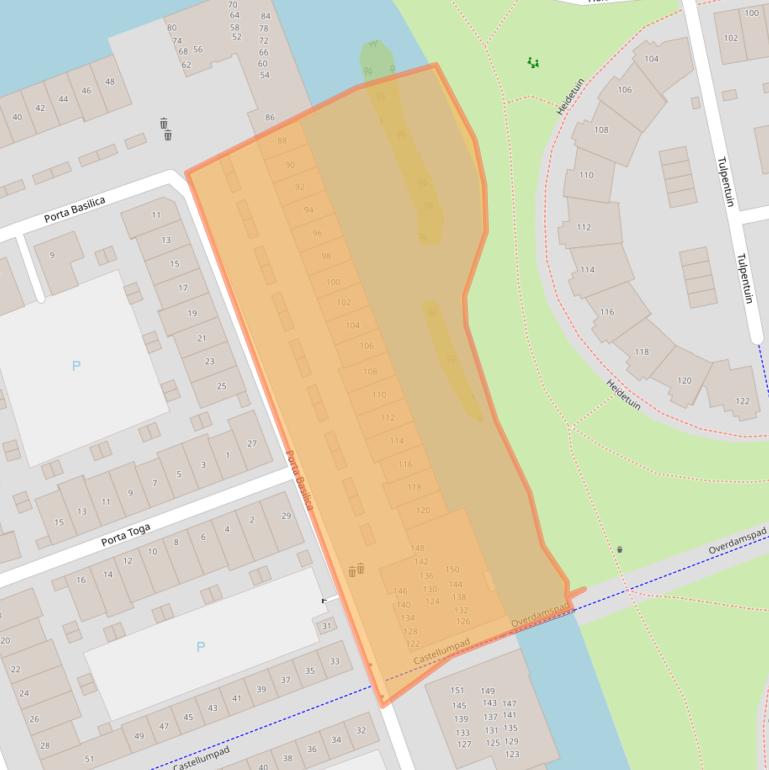 Kaart van postcodegebied 3995ZC.