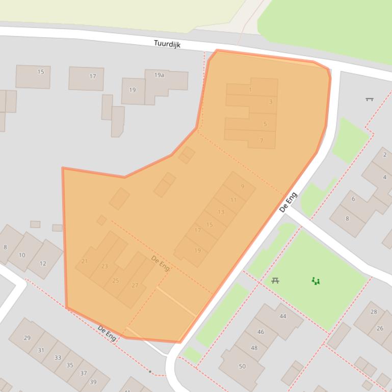 Kaart van postcodegebied 3997MD.