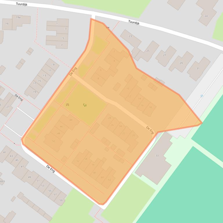 Kaart van postcodegebied 3997MG.