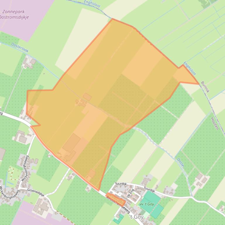 Kaart van postcodegebied 3997MK.