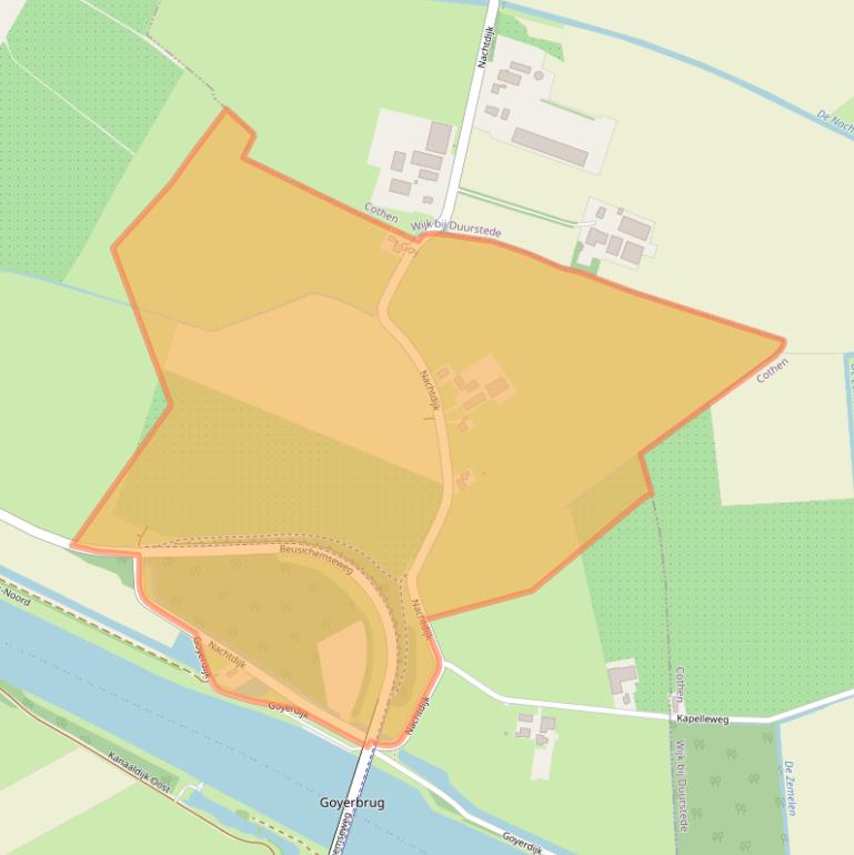 Kaart van postcodegebied 3997MR.