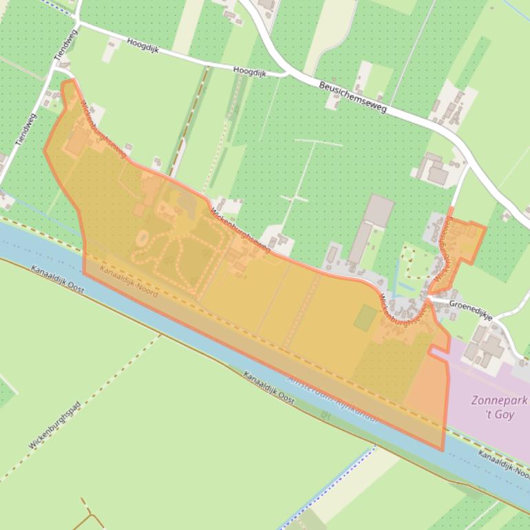 Kaart van postcodegebied 3997MT.