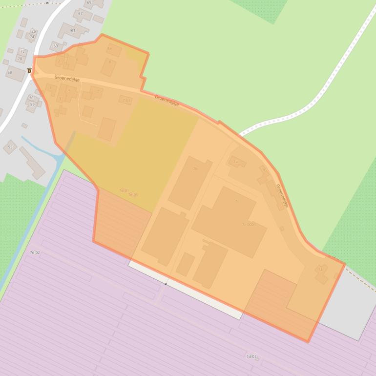 Kaart van postcodegebied 3997MZ.