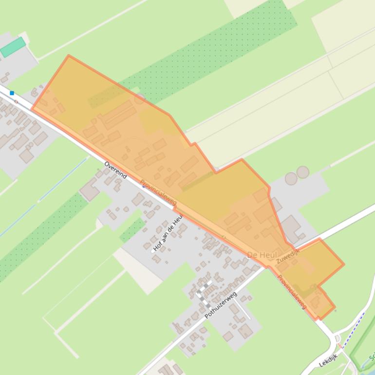 Kaart van postcodegebied 3998JK.