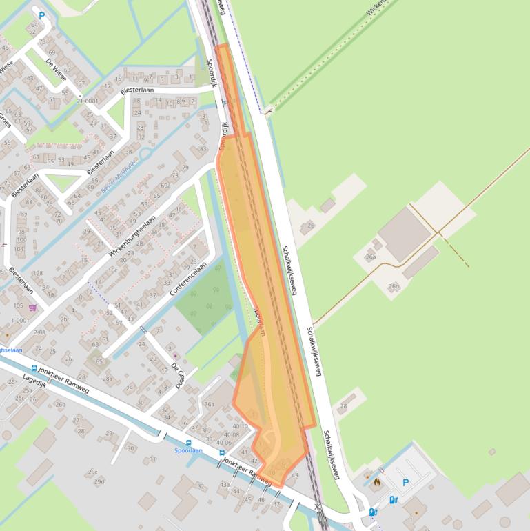 Kaart van postcodegebied 3998JN.