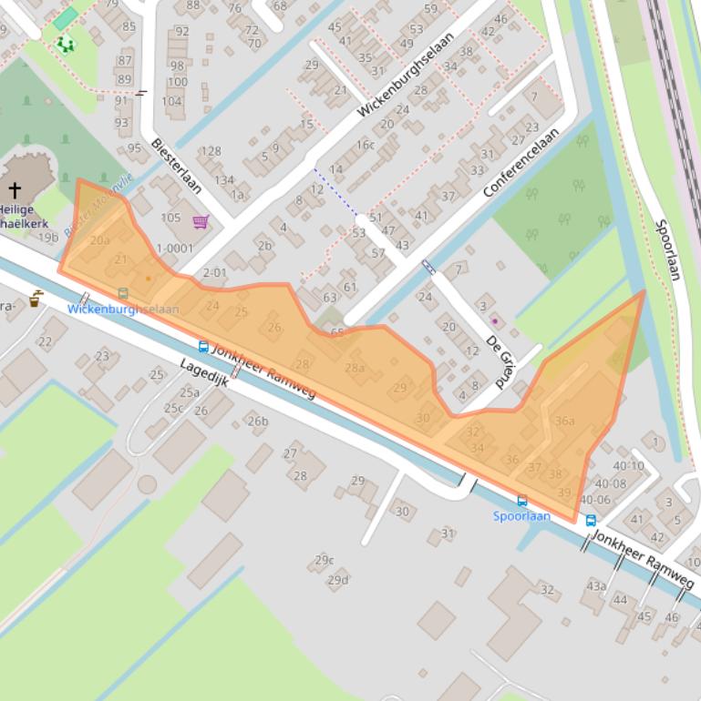 Kaart van postcodegebied 3998JR.