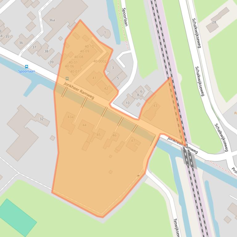 Kaart van postcodegebied 3998JS.