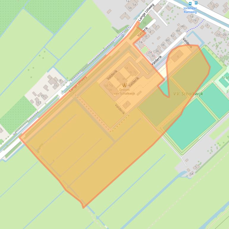 Kaart van postcodegebied 3998KX.