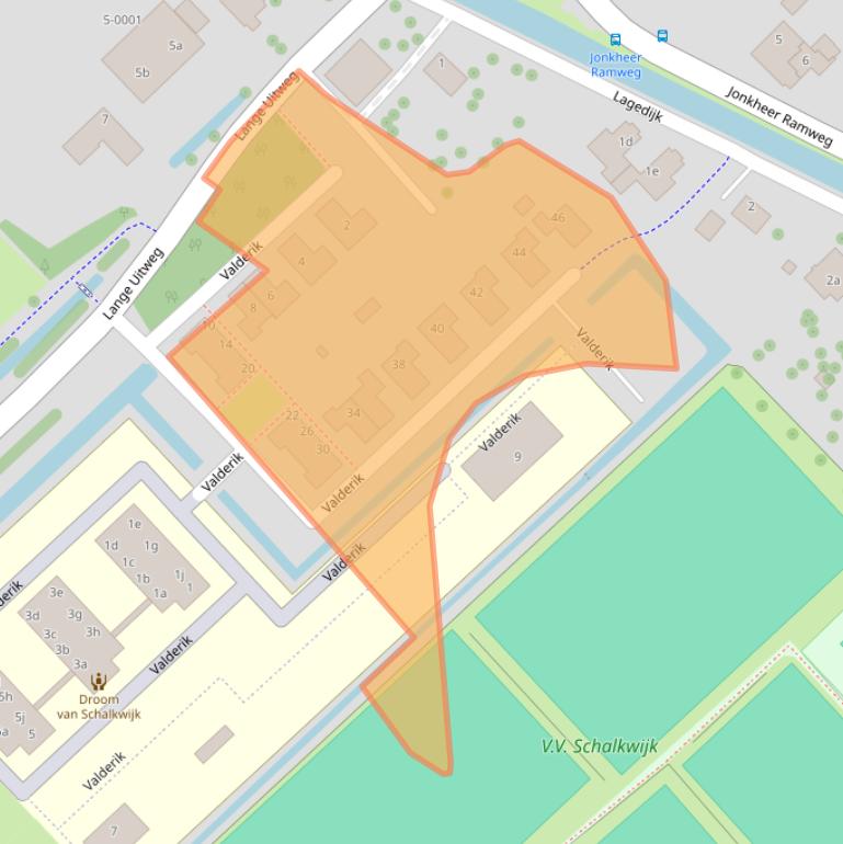 Kaart van postcodegebied 3998KZ.