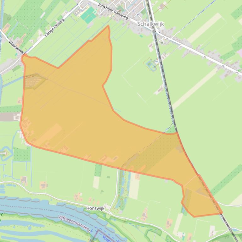 Kaart van postcodegebied 3998NE.